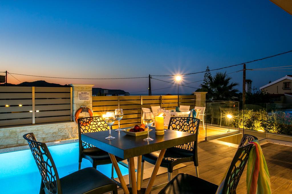 Superior Villa Marina Mare Sauna Hammam Nea Kydonia  Exterior photo